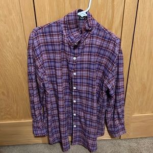 Pink and purple flannel